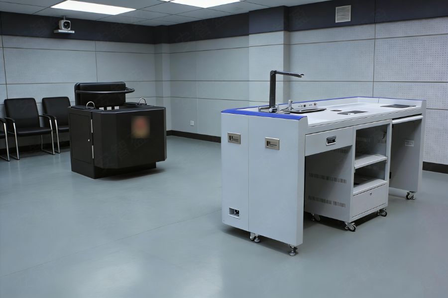 安智盈智能审讯桌 司法审讯场景